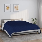 Coperta Ponderata Blu 220x260 cm 15 kg Tessuto