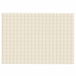 Coperta Ponderata Crema Chiaro 140x200 cm 10 kg Tessuto