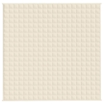 Coperta Ponderata Crema Chiaro 200x200 cm 13 kg Tessuto