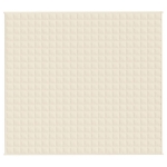 Coperta Ponderata Crema Chiaro 200x220 cm 13 kg Tessuto