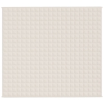 Coperta Ponderata Crema Chiaro 200x225 cm 13 kg Tessuto