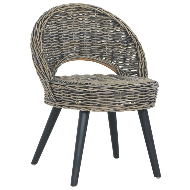 Poltrona in Rattan Kubu Nero