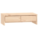 Supporto per Monitor 50x27x15 cm in Legno Massello di Pino