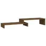 Supporto Monitor ambra (52-101)x22x14 cm Legno Massello di Pino