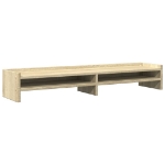 Supporto Monitor Rovere Sonoma 100x24x16 cm Legno Multistrato