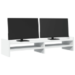 Supporto per Monitor Bianco 100x27x20 cm in Legno Multistrato