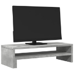 Supporto per Monitor Grigio Cemento 54x22x15 cm in Truciolato