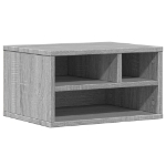 Supporto Stampante Grigio Sonoma 40x32x22,5cm Legno Multistrato