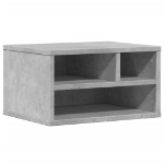 Supporto Stampante Grigio Cemento 40x32x22,5 Legno Multistrato