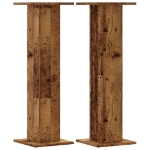 Supporti Altoparlanti 2 pz Legno 30x30x95 cm Legno Multistrato