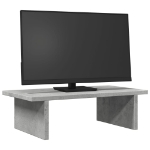 Supporto per Monitor Grigio Cemento 50x27x15 cm in Truciolato