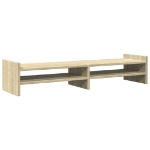 Supporto Monitor Rovere Sonoma 100x27x20 cm Legno Multistrato