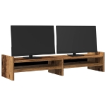 Supporto Monitor Legno Vecchio 100x27x20 cm Legno Multistrato