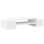 Supporto Monitor con Contenitore Bianco 50x27x15 cm Truciolato