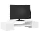 Supporto Monitor con Contenitore Bianco 50x27x15 cm Truciolato