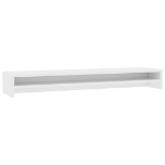 Supporto per Monitor Bianco 100x24x13 cm in Legno Multistrato