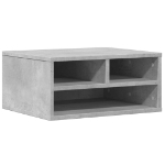 Supporto Stampante Grigio Cemento 49x40x22,5 Legno Multistrato