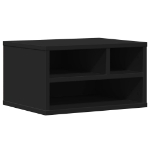 Supporto per Stampante Nero 40x32x22,5 cm in Legno Multistrato