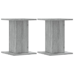 Supporti Altoparlanti 2 pz Grigio Sonoma 30x30x40cm Multistrato