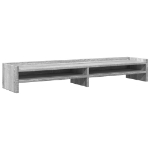 Supporto Monitor Grigio Sonoma 100x24x16 cm Legno Multistrato