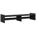 Supporto per Monitor Nero 100x27x20 cm in Legno Multistrato