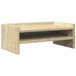 Supporto Monitor Rovere Sonoma 42x24x16 cm in Truciolato