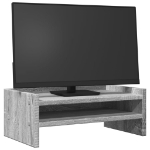 Supporto per Monitor Grigio Sonoma 42x24x16 cm in Truciolato