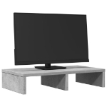 Supporto per Monitor Grigio Cemento 50x27x10 cm in Truciolato