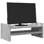 Supporto Monitor Grigio Sonoma 50x27x20 cm Legno Multistrato