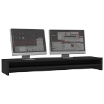 Supporto per Monitor Nero 100x24x13 cm in Legno Multistrato