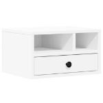 Supporto per Stampante Bianco 40x32x22,5 cm Legno Multistrato