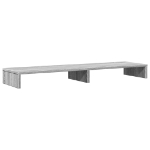 Supporto per Monitor Grigio Sonoma 100x27x10 cm in Truciolato