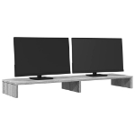 Supporto per Monitor Grigio Sonoma 100x27x10 cm in Truciolato