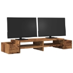 Supporto Monitor con Cassetti Legno 100x27x15 cm in Truciolato