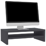 Supporto per Monitor Grigio 42x24x13 cm in Legno Multistrato