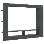 Mobile Porta TV Grigio 152x22x113 cm in Legno Multistrato