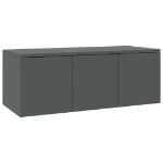 Mobile Porta TV Grigio 80x34x30 cm in Legno Multistrato