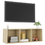 Mobile Porta TV Rovere Sonoma 107x35x37 cm in Legno Multistrato