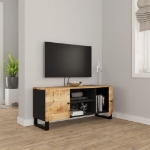 Mobile Porta TV 105x33x46cm in Legno Massello di Mango