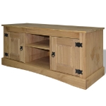 Mobile Porta TV Legno Pino Messicano Corona Range 120x40x52 cm