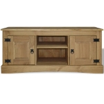 Mobile Porta TV Legno Pino Messicano Corona Range 120x40x52 cm