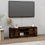 Mobile Porta TV con Anta Rovere Fumo 102x30x36 cm