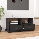 Mobile Porta TV Nero 93x35,5x45 cm in Legno Multistrato