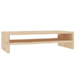 Supporto per Monitor 50x24x13 cm in Legno Massello di Pino