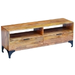 Supporto TV in Legno di Mango 120x35x45 cm