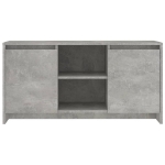 Mobile Porta TV Grigio Cemento 102x37,5x52,5 cm in Truciolato