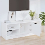 Mobile Porta TV Bianco 102x35,5x36,5 cm in Legno Multistrato