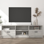 Mobile per TV Grigio Cemento 150x33,5x45cm Legno Ingegnerizzato