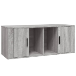 Mobile TV Grigio Sonoma 100x35x40 cm in Legno Multistrato