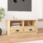 Mobile Porta TV Rovere Sonoma 93x35,5x45cm in Legno Multistrato